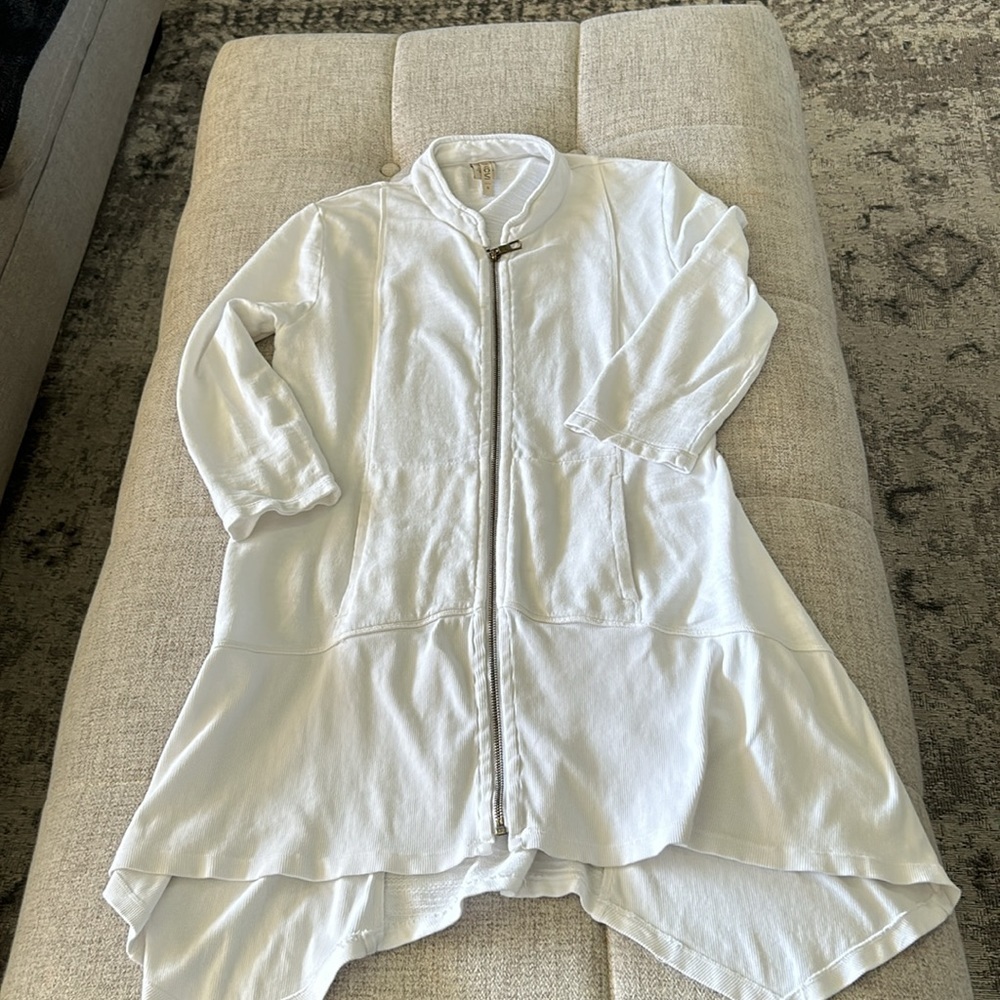 XCVI BRAND TUNIC STYLE OPEN FRONT TOP SIZE SMALL - Picture 3 of 6